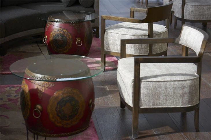 Hotel Single Sofa with Solid Frame and Upholstery