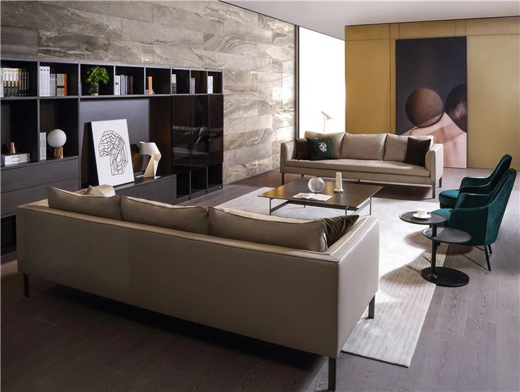 Villa Hotel Suite Leather Sofa